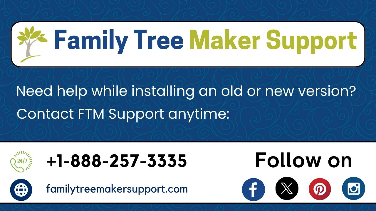 Family Tree Maker Support
